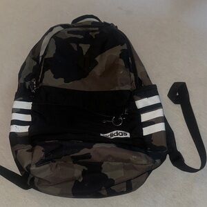 Mens Unisex Adidas Camouflage Backpack.